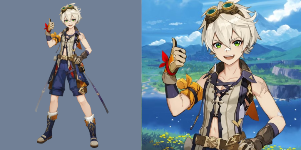 Genshin Impact Character Ages 8 Bennett Character