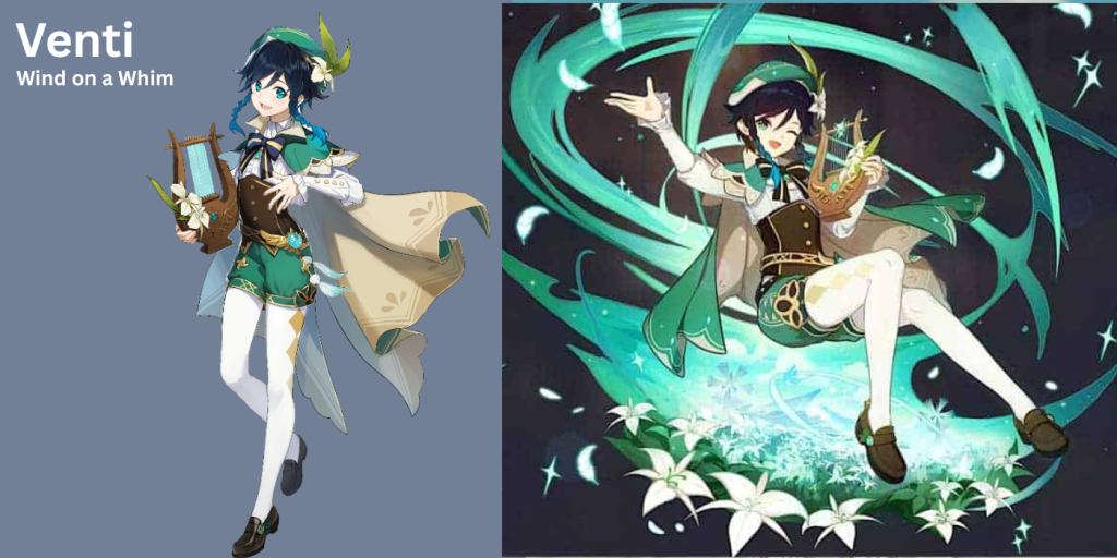 Genshin Impact Male Characters 4 Venti