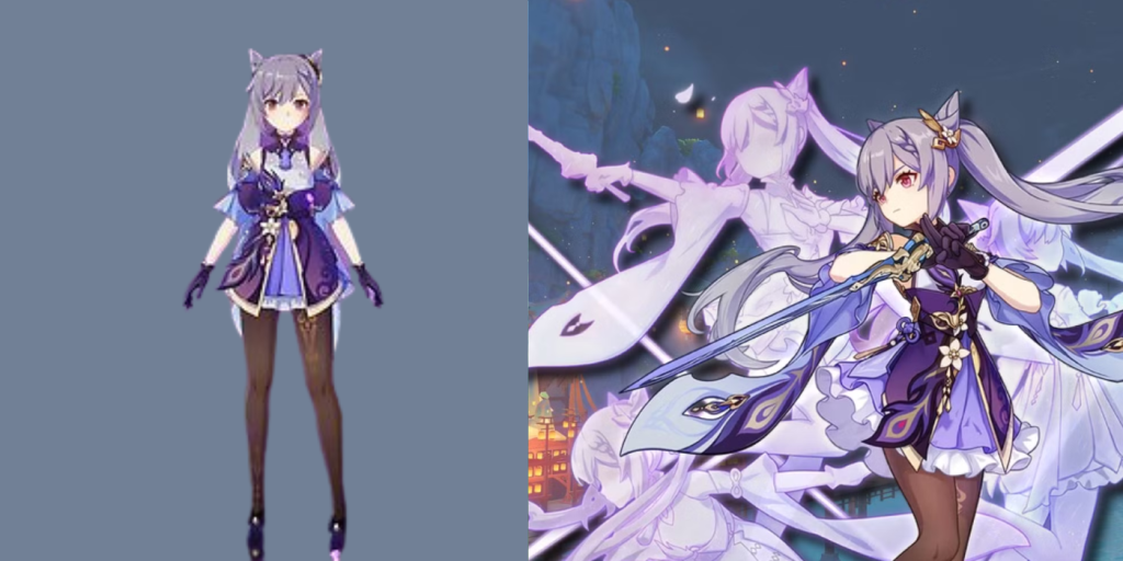 Genshin Impact Character Ages 10 Keqing characters