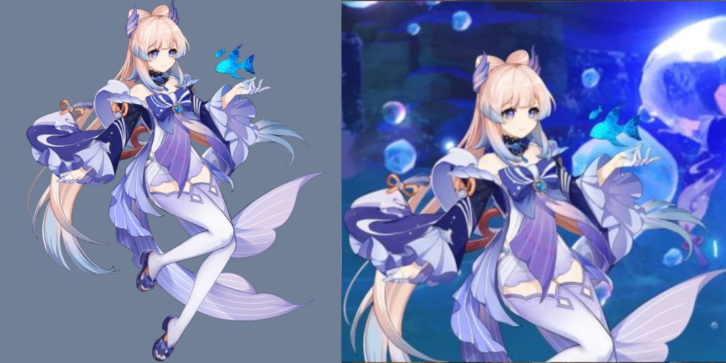 Genshin Impact Character Ages 15 Sangonomiya Kokomi