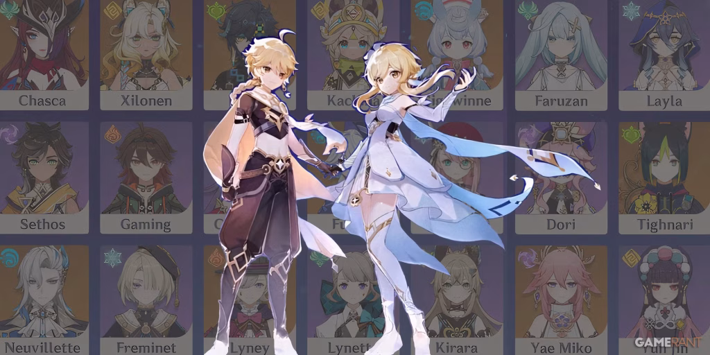 Playable Genshin Impact Characters