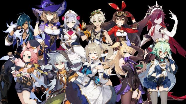 Characters by Rarity